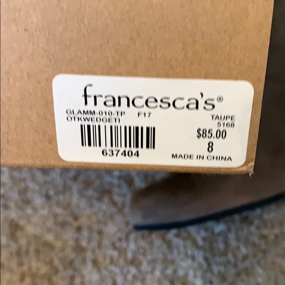 Over the knee tan boots - Picture 5 of 5